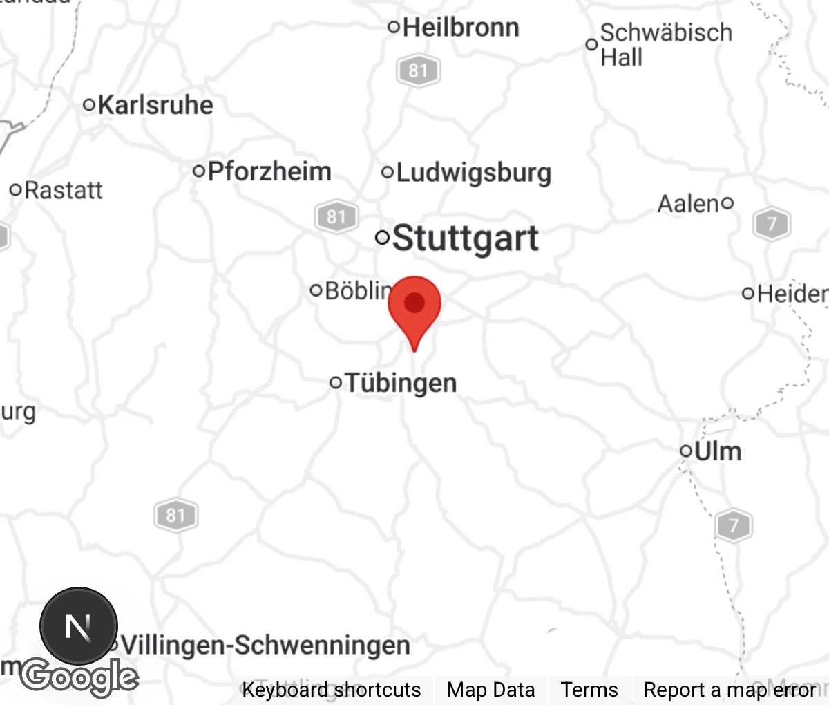 Map showing location of respekTIERmich e.V.