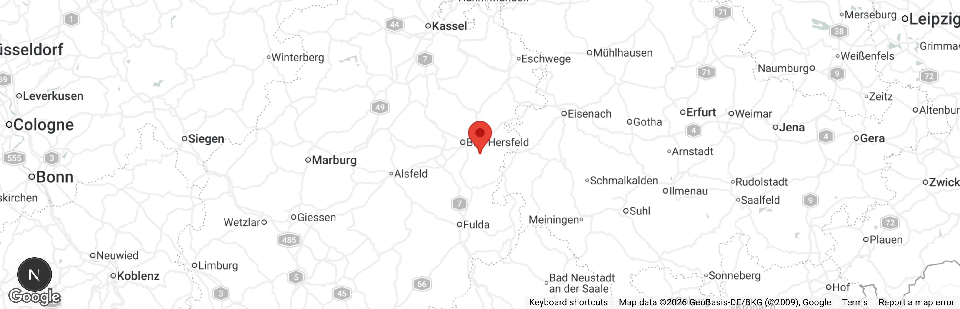 Map showing location of LIFE4PETS e.V.