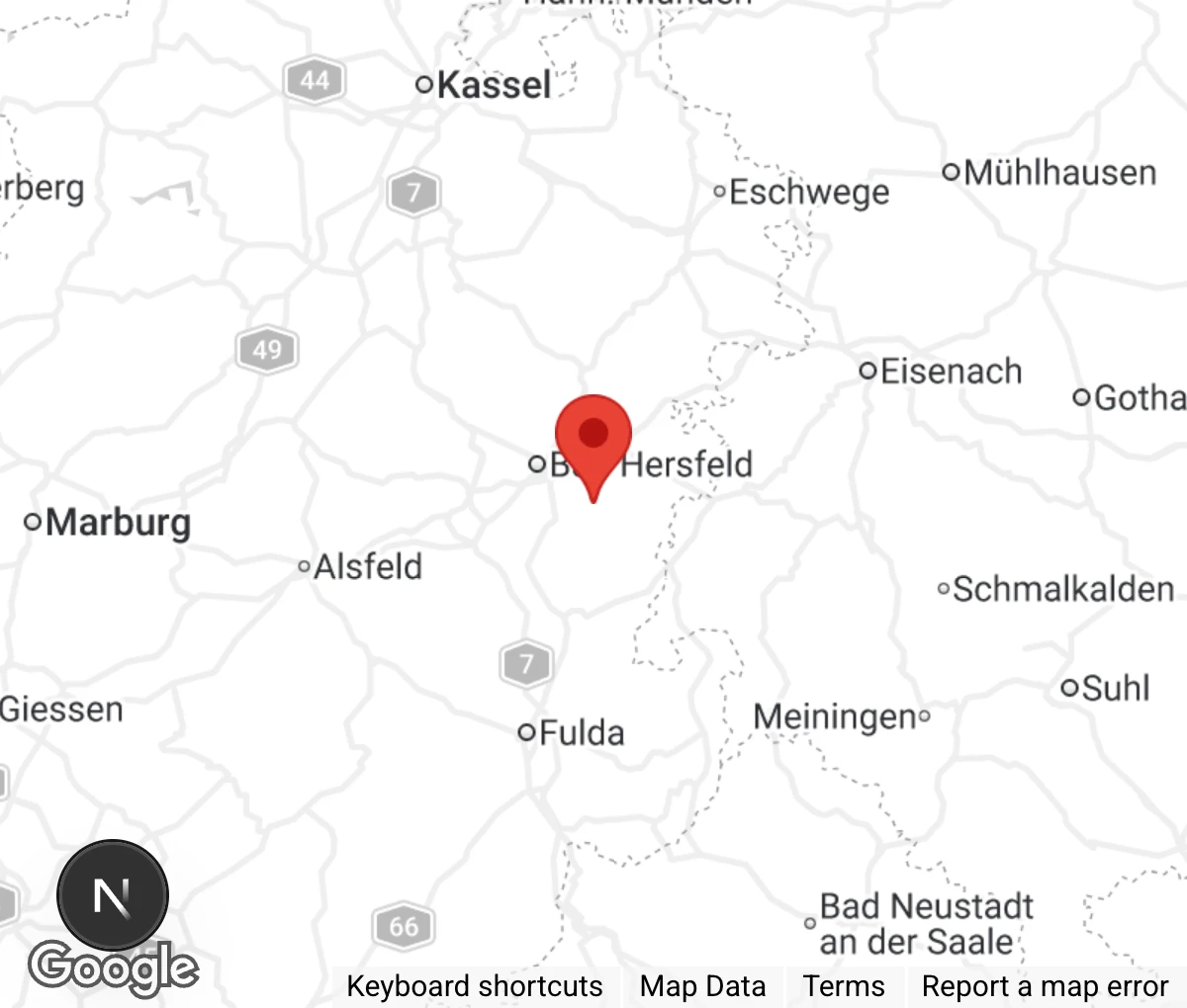 Map showing location of LIFE4PETS e.V.