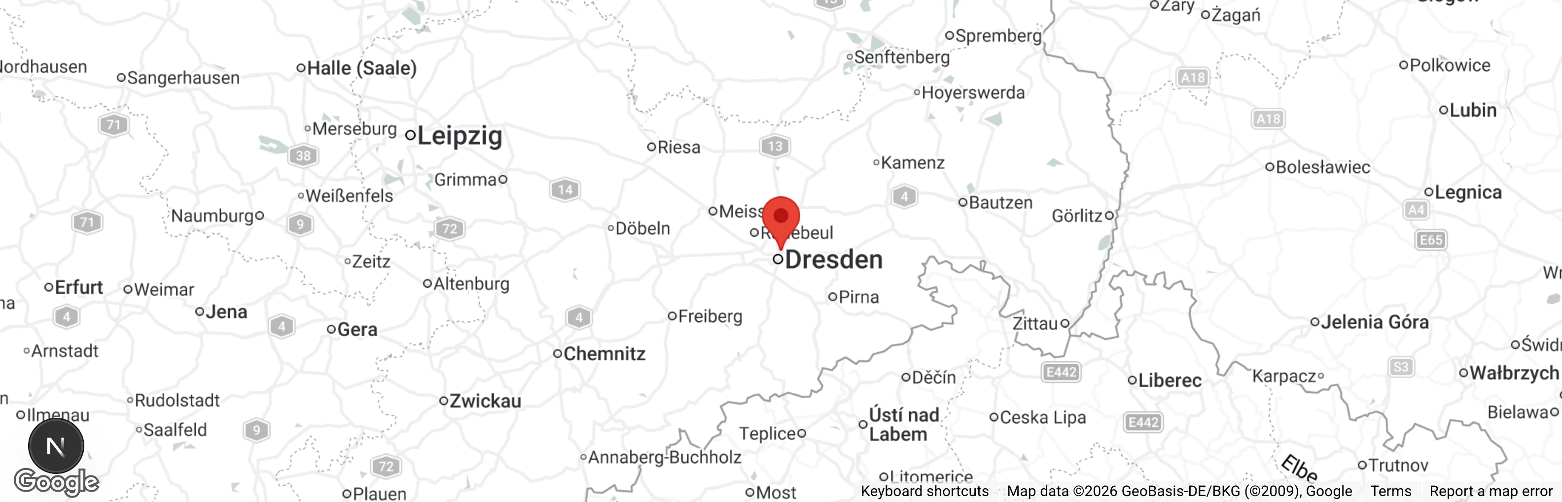 Map showing location of Anima e.V. c/o Tessi Altkrüger