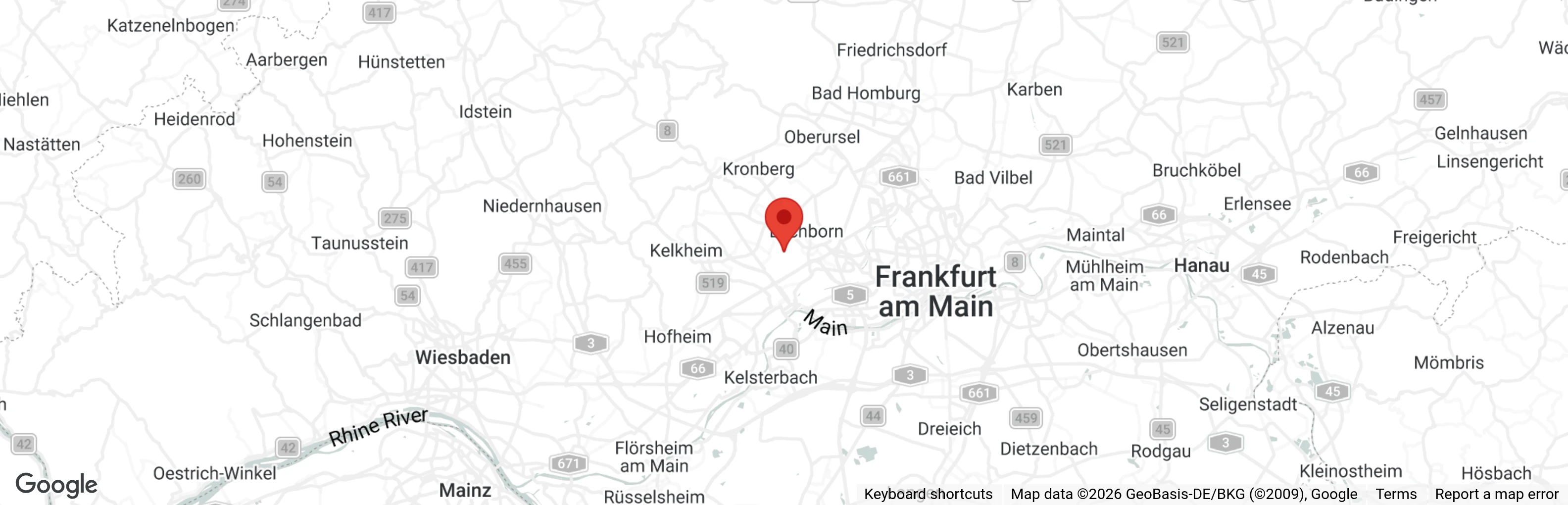 Map showing location of Tierheim am Arboretum