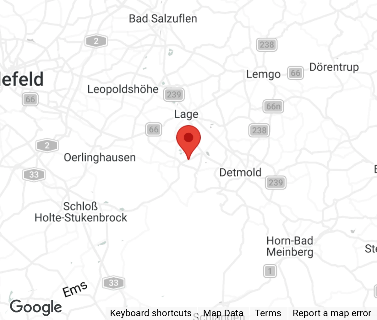 Map showing location of Katzen in Not e.V.