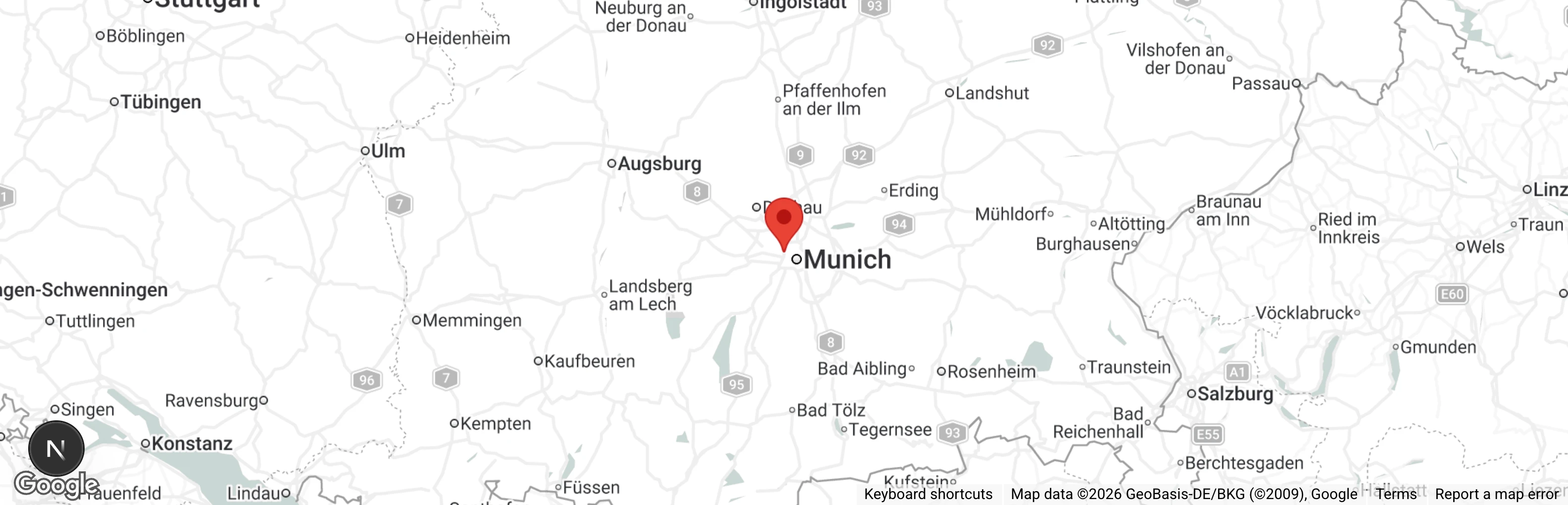 Map showing location of Auffangstation des Eichhörnchen Schutz e.V.