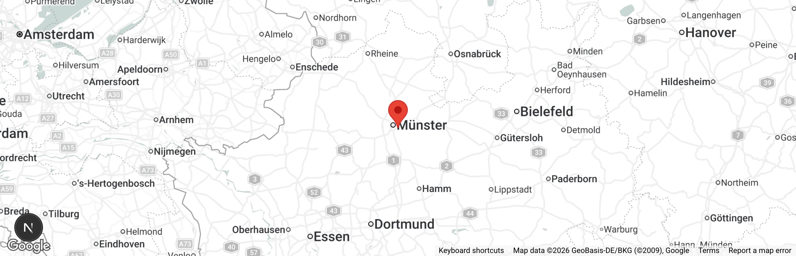 Map showing location of Initiative Amelie 