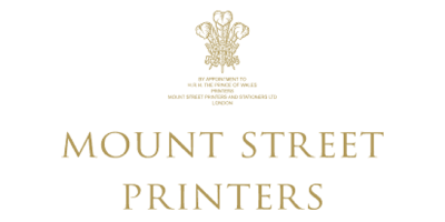 Printing | Engraved Stationery | Mount Street
