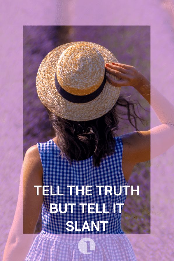 Tell All The Truth But Tell It Slant cover image