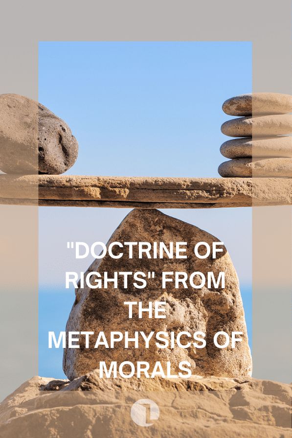 "Doctrine of Rights" From the Metaphysics of Morals cover image