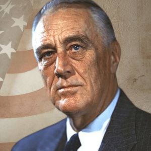Profile Picture of F. D. Roosevelt in 1941 State of the Union Address