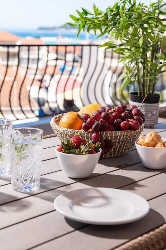 Lithies Zante Living Junior Room breakfast at balcony