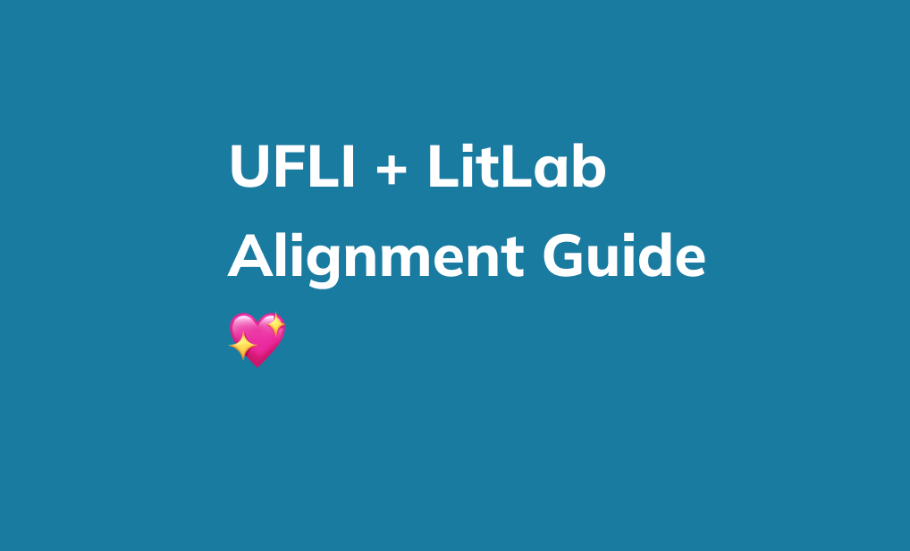 LitLab + UFLI Foundations: Precise & Rigorous Alignment for Science of Reading Classrooms