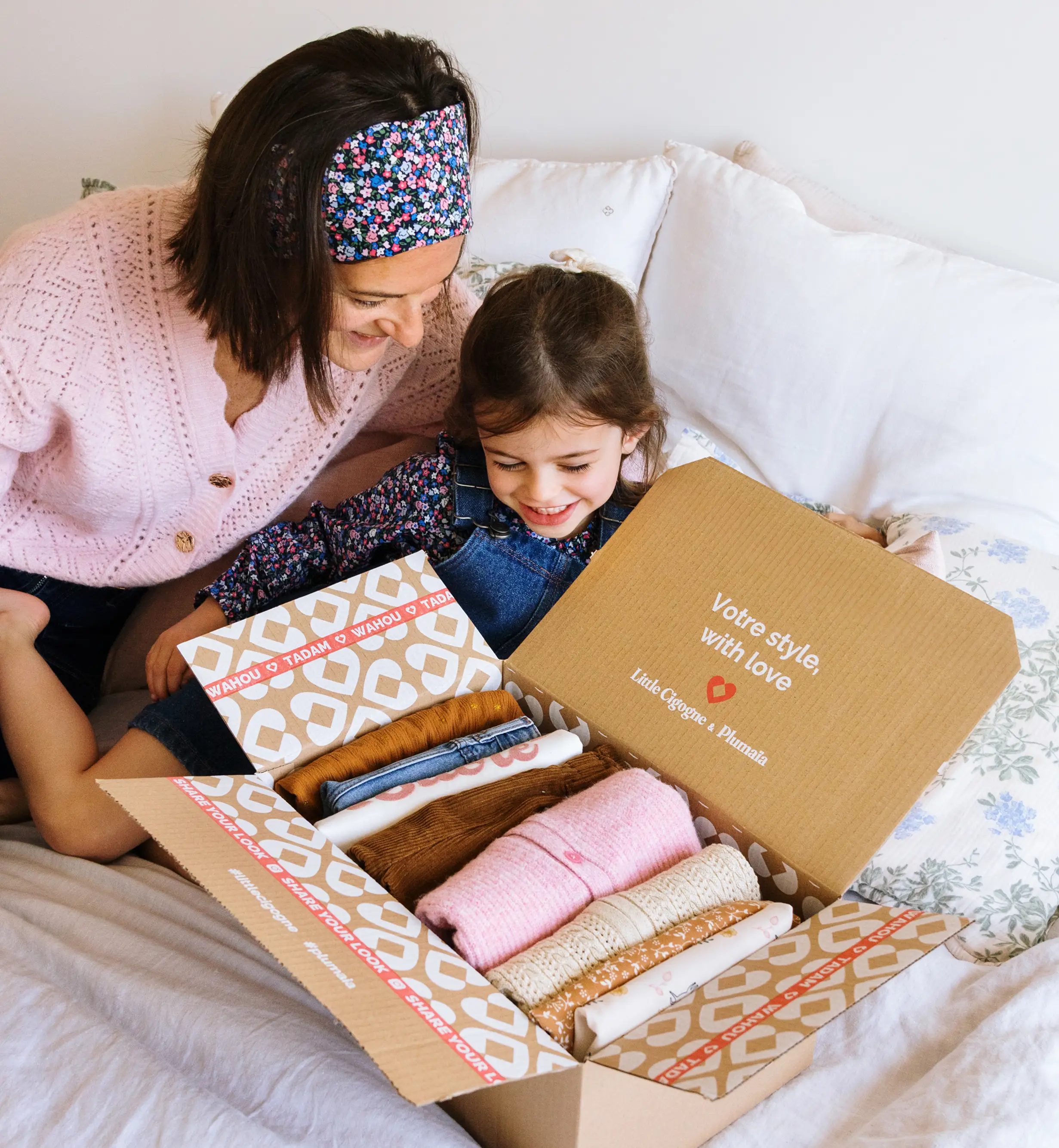 Malle box vêtements fille garçon automne