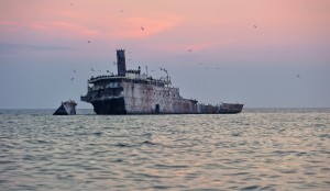 wreck of the Francisco Morazan freighter