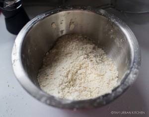 Little Passports Blog Make Your Own Mooncakes Sifted Powdered Sugar and Roasted Glutinous Rice Flour