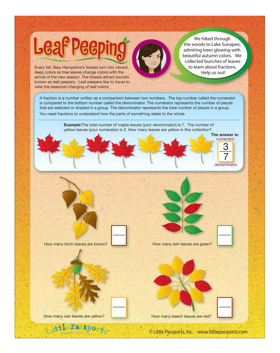 Fall Leaves Printable - Our Kid Things