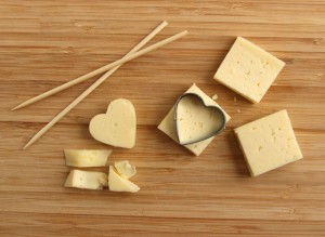 Valentine's Day Bento Cheese Heart Cookie Cutter