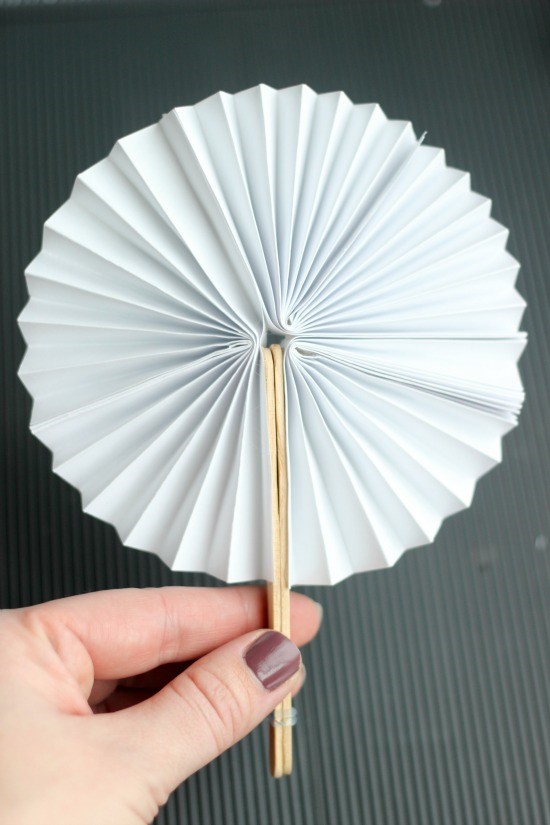 How to Make Hand Fan from Paper  DIY Paper Hand Fan - Paper Craft