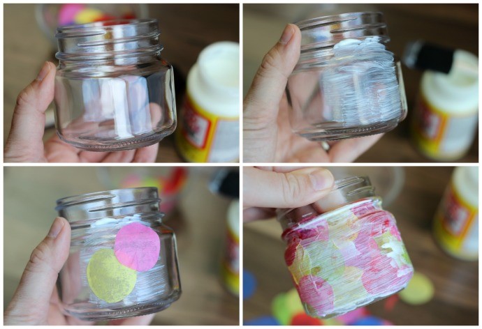 Painted Mason Jars - Adventures of a DIY Mom