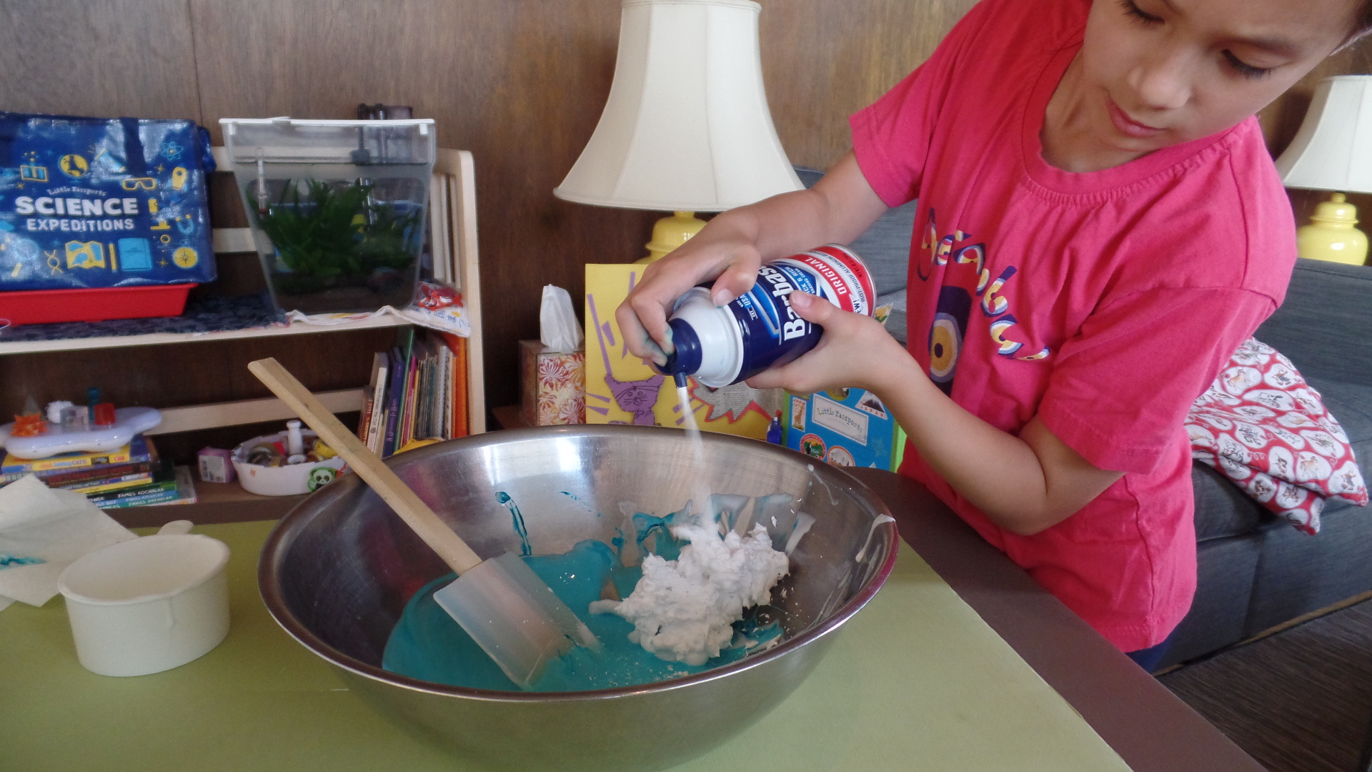 How To Make Fluffy Slime With Contact Solution Shaving