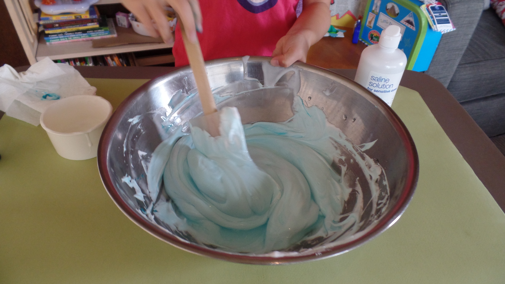 how to make slime without glue activator or shaving cream