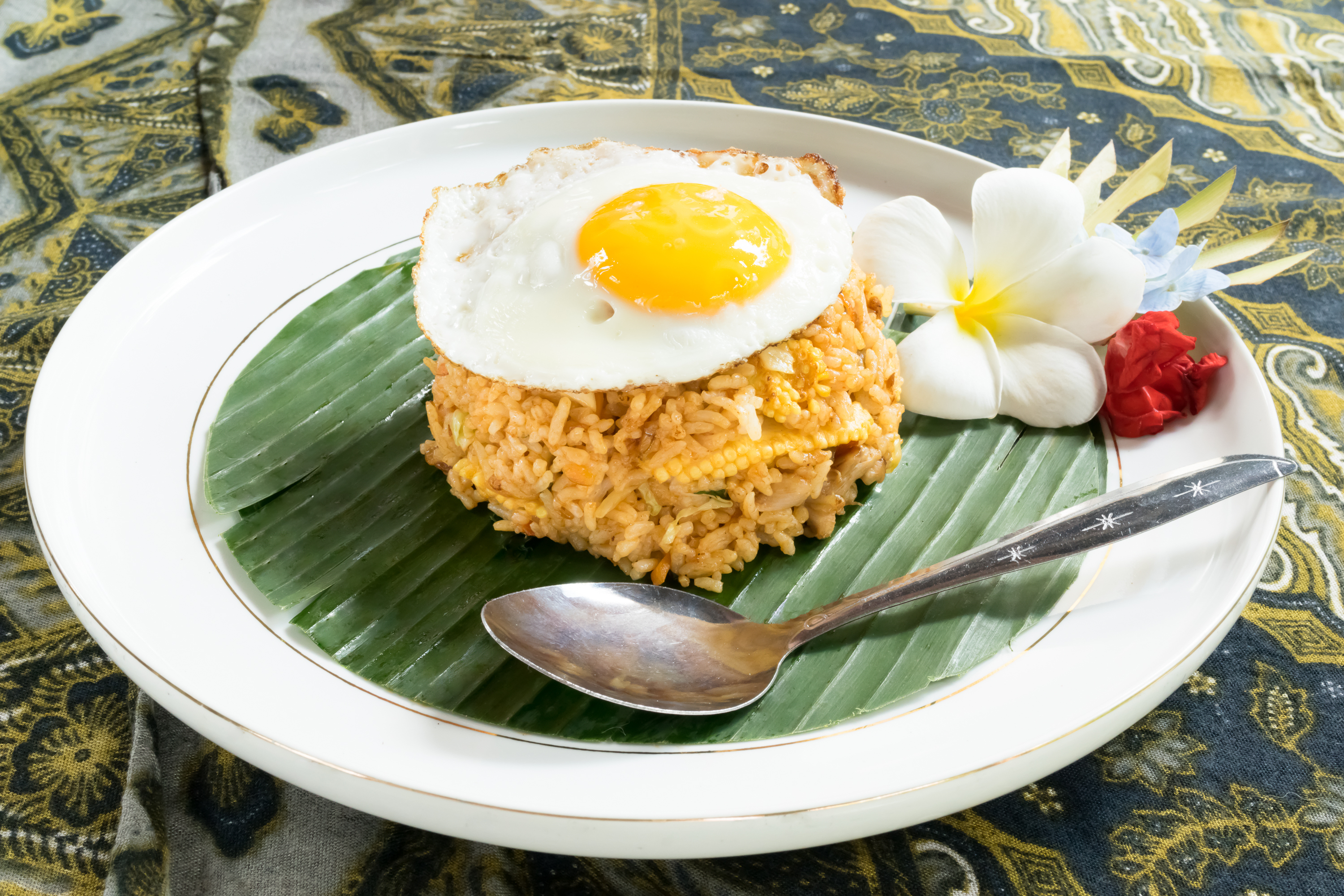 Nasi goreng with fried egg