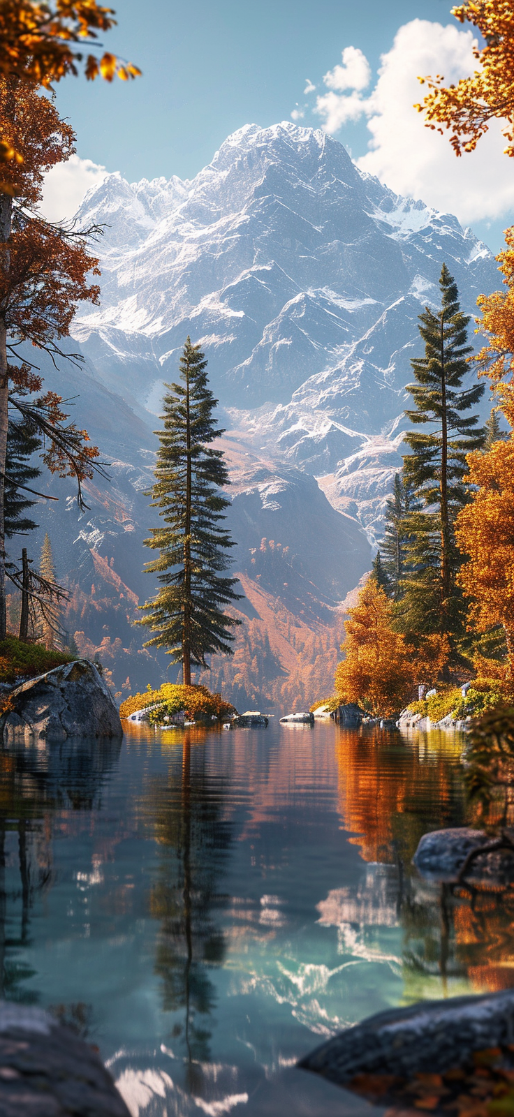 Escape to the tranquility of nature with this stunning mobile wallpaper download.