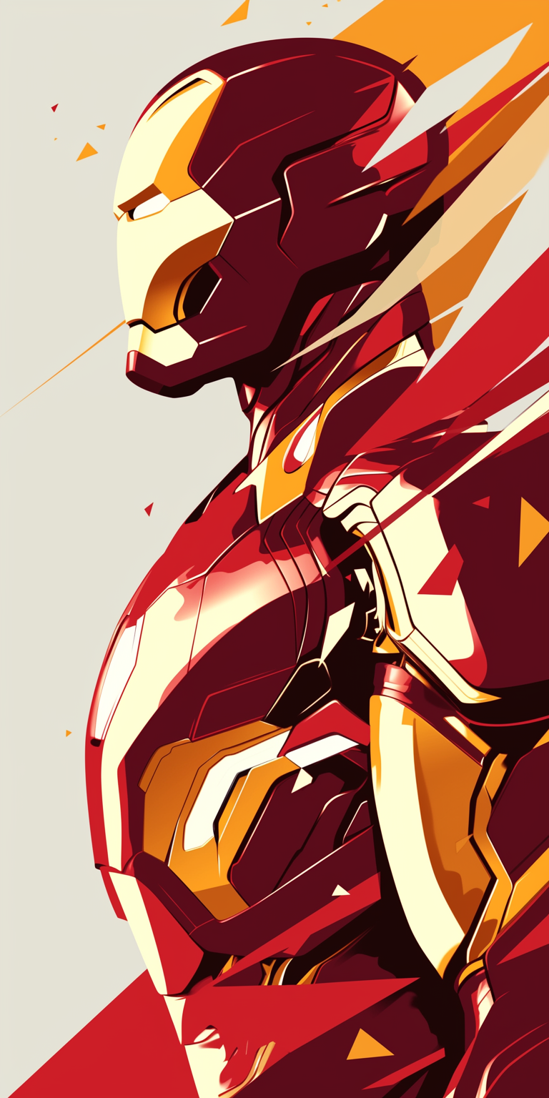 Stunning Iron Man Artwork - HD Mobile Wallpaper