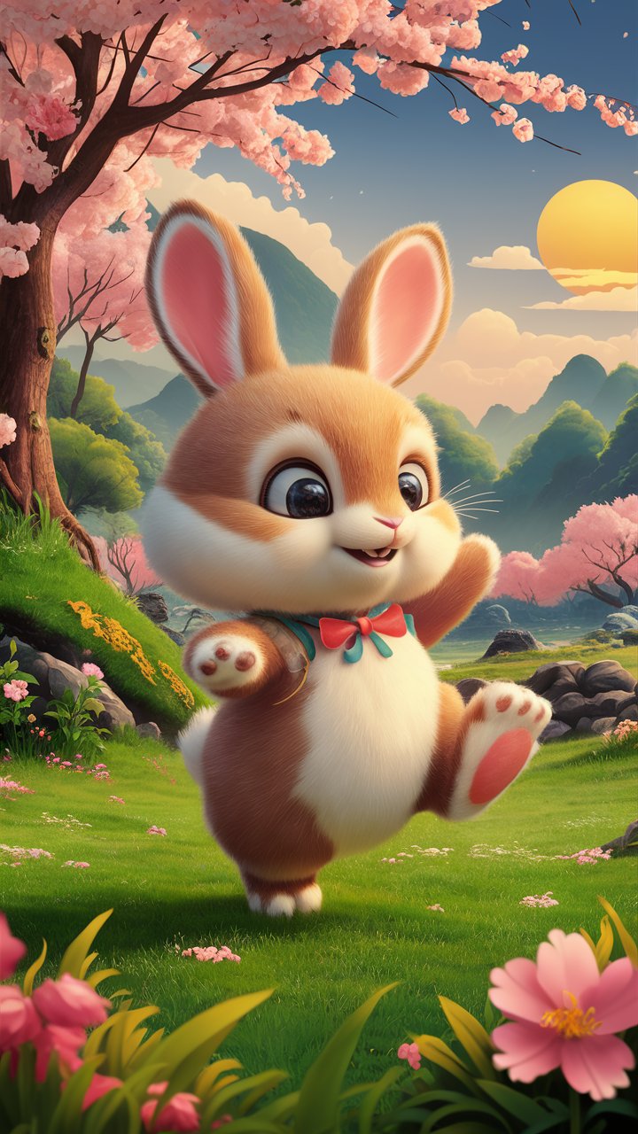Discover adorable bunny illustrations for your mobile phone with our collection of 3D mobile wallpapers. Get ready to add a touch of cuteness to your device!