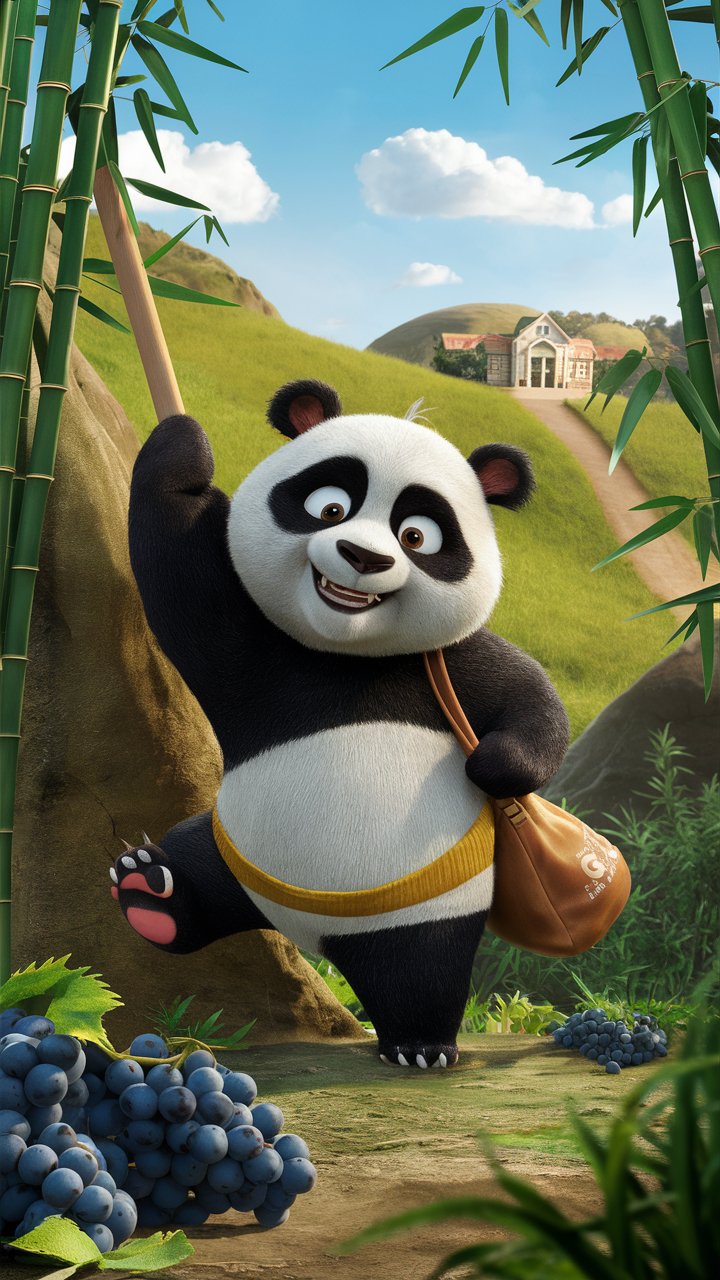 Immerse yourself in the world of HD Kung Fu Panda with incredible 3D illustrations designed for your mobile phone wallpaper. Experience the excitement now!