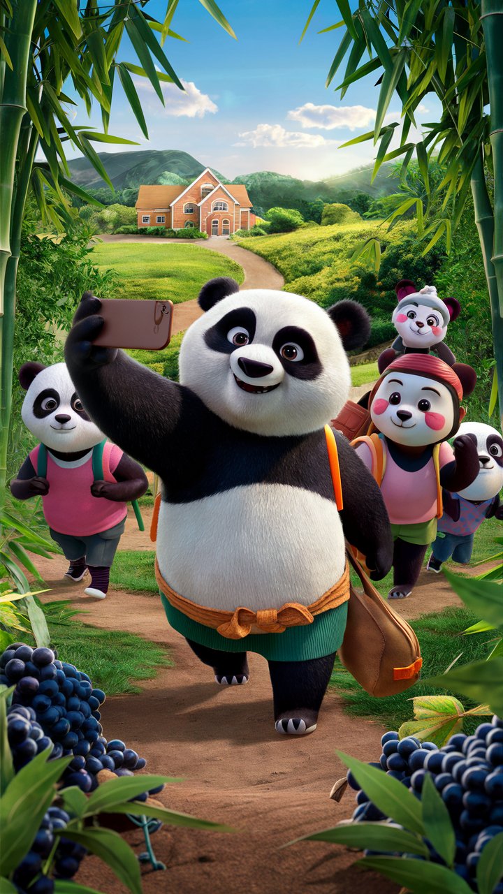 Explore stunning HD 3 Kung Fu Pandas 3D illustrations for your mobile wallpaper. Get high-quality designs to make your phone stand out!