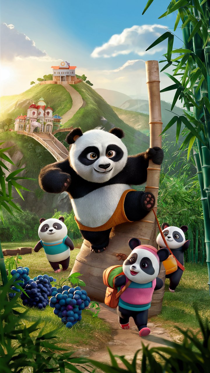 Elevate your phone's look with high-quality Kung Fu Panda 3D illustrations. Explore our website for the best mobile wallpapers that will make your screen pop!