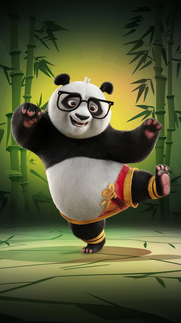 Discover a collection of HD mobile wallpapers featuring the joyful and playful Kung Fu Panda. Get ready to add some fun to your phone's screen!