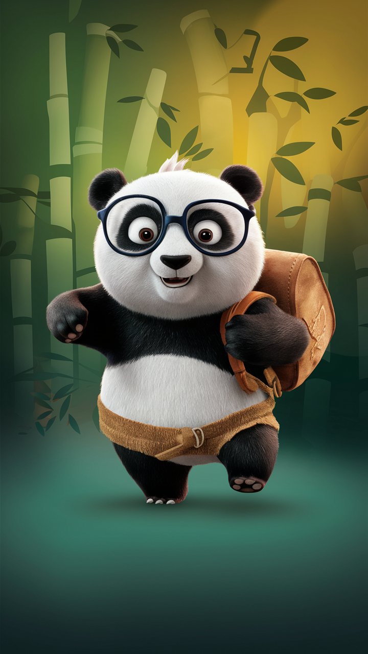 Explore a variety of HD mobile wallpapers showcasing the adorable Kung Fu Panda. Add a touch of joy to your phone with these fun illustrations!