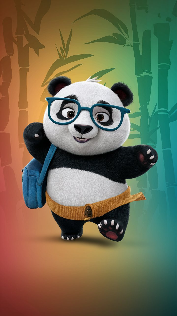 Get high-quality mobile wallpapers of the lovable Kung Fu Panda to brighten up your phone screen. Download now for a playful touch!