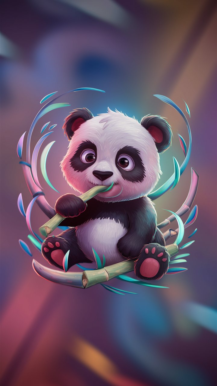 Explore our collection of HD cute Kung Fu Panda illustrations for mobile wallpapers that will make you joyful!