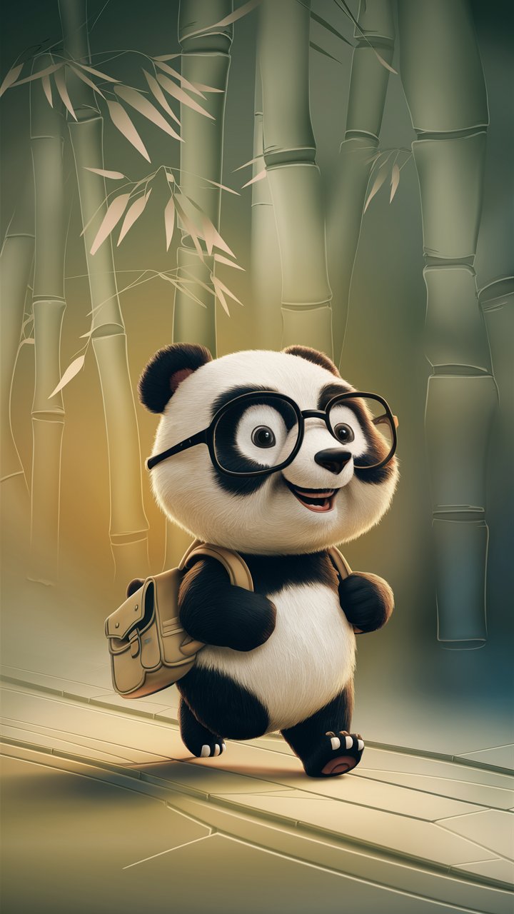 Explore our collection of HD cute and playful Kung Fu Panda illustrations for charming mobile wallpapers. Perfect for fans of the beloved franchise!