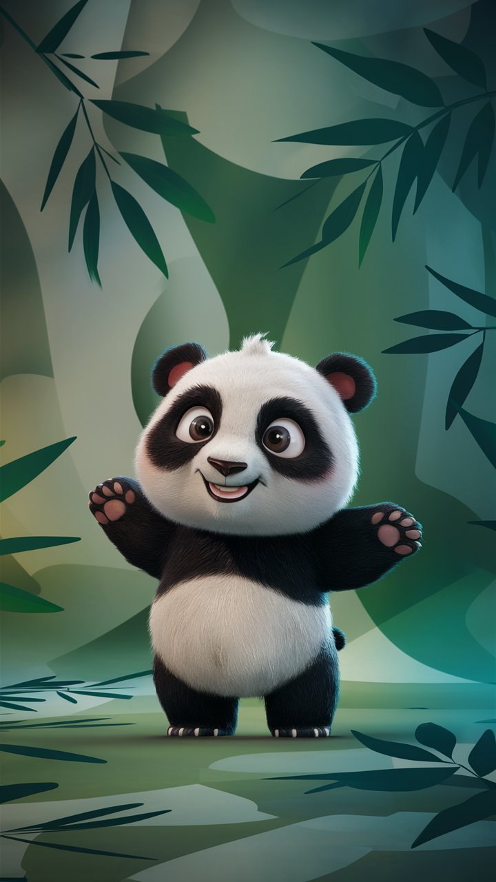 Transform your mobile wallpaper with charming kung fu panda illustrations in HD. Explore our collection of cute and playful designs today!