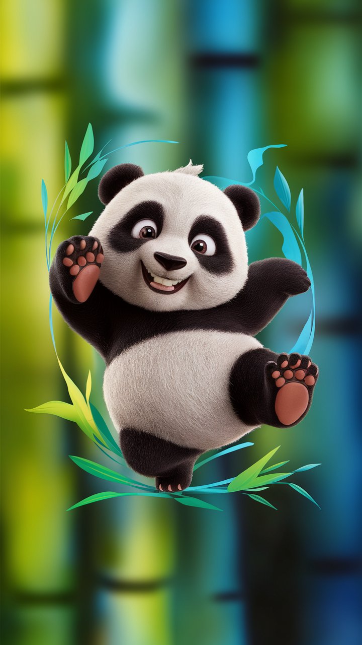 Discover stunning kung fu panda illustrations! Get adorable and captivating HD wallpapers for your mobile phone. Perfectly charming and cute designs.