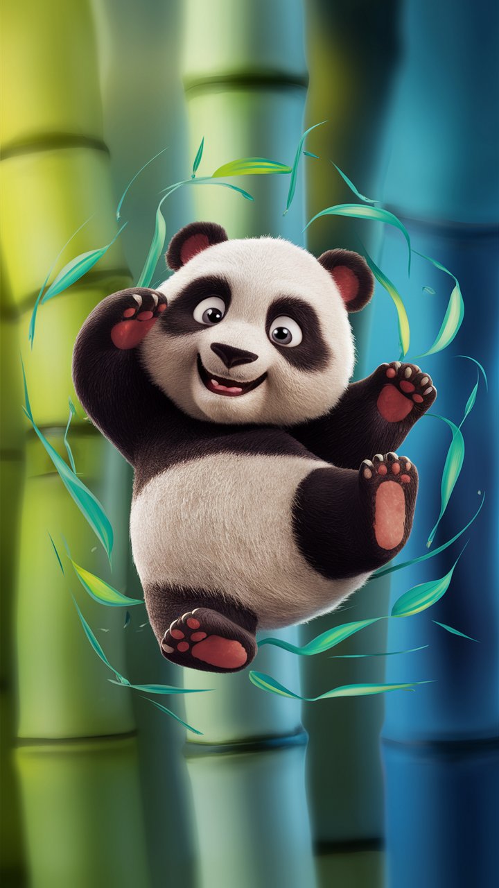 Explore a collection of HD kung fu panda illustrations for your mobile wallpaper. Find cute and charming designs that will bring joy to your phone screen.