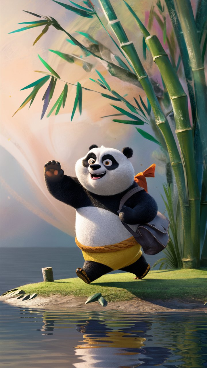 Looking for cute and charming Kung Fu Panda illustrations as mobile phone wallpapers? Explore our HD collection and give your screen a delightful makeover.