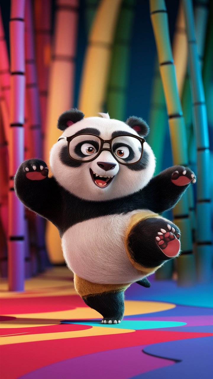 Discover adorable and captivating Kung Fu Panda illustrations in HD for your mobile phone wallpaper.