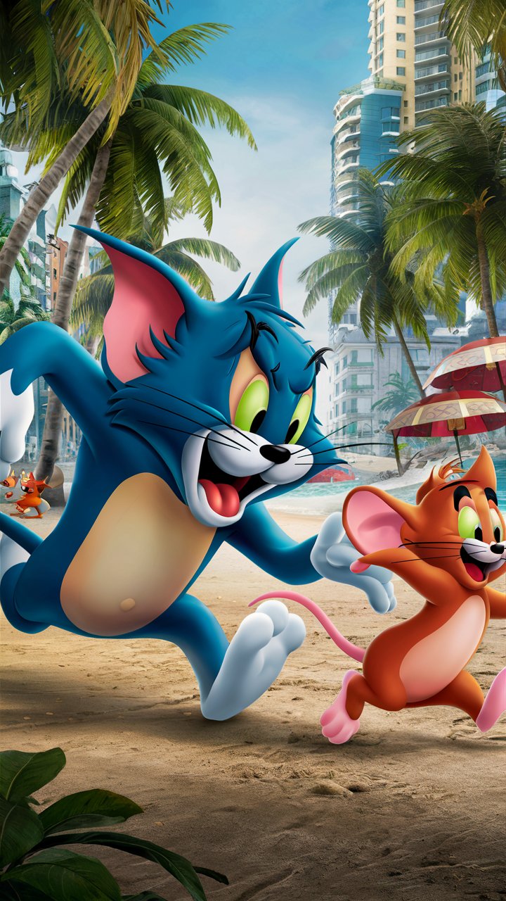 Enjoy stunning HD Tom and Jerry 3D illustrations designed for your mobile phone wallpaper. Get ready to elevate your screen with our perfect images!