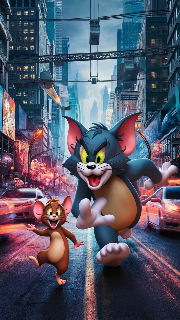 Get mesmerized by our collection of 3D mobile wallpapers featuring Tom and Jerry cartoons. Add a touch of nostalgia to your phone's screen.