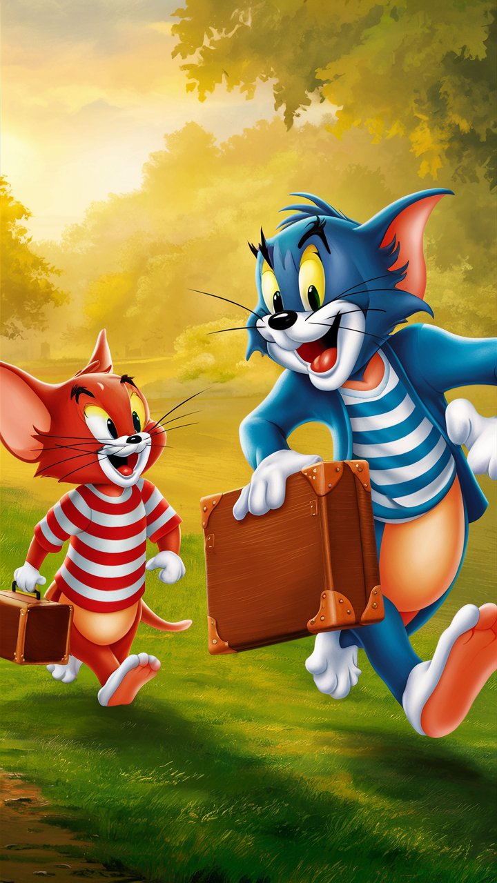 Browse our collection of HD Tom and Jerry 3D illustrations - the perfect choice for mobile wallpapers. Enjoy crisp images and vivid details on any device!