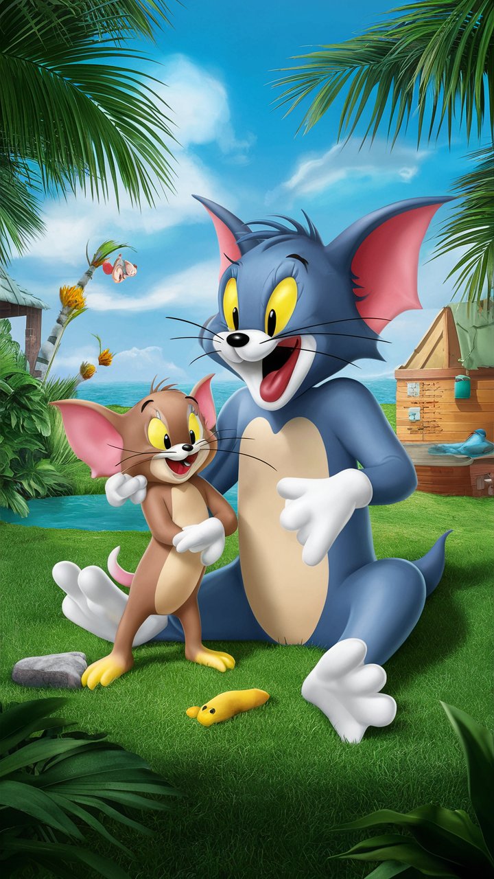 Stunning HD Tom and Jerry 3D illustrations - ideal for mobile wallpapers. Get the best quality images for your phone today!