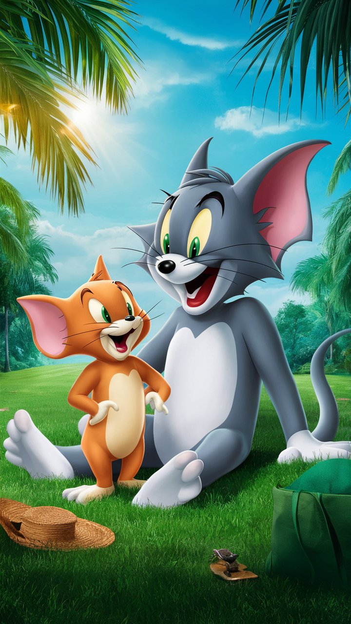 Discover stunning HD Tom and Jerry 3D illustrations for your mobile wallpaper. Get the perfect design to make your phone stand out!