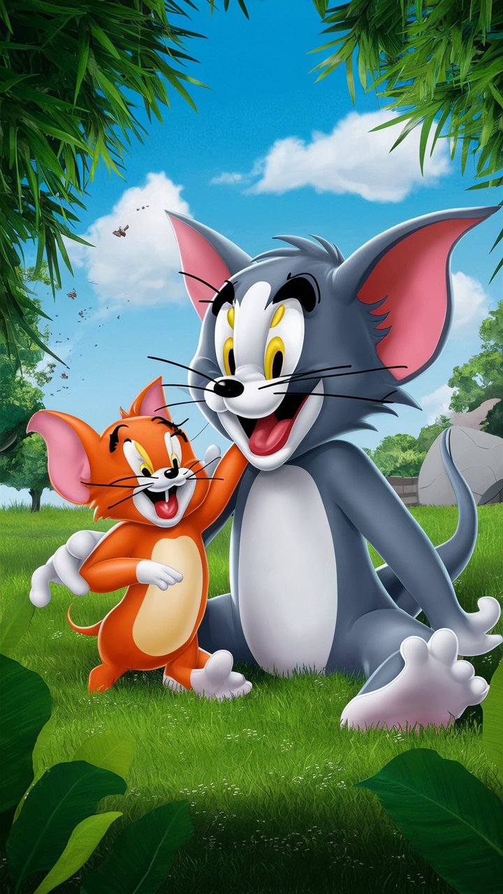 Best 3D Tom and Jerry Wallpaper for Your Mobile - Little Nimo AI