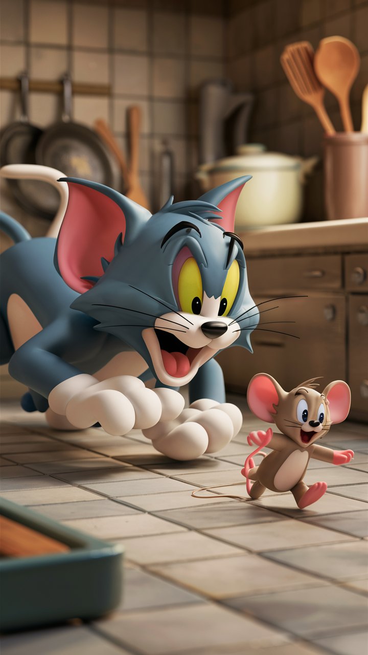 Enjoy HD Tom and Jerry cartoons with cute illustrations, ideal for mobile wallpapers. Find the perfect images on our website today!