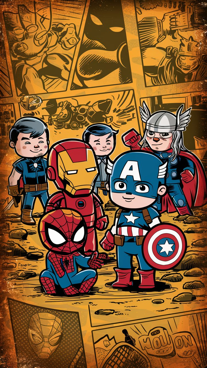 Explore our collection of fun and colorful comic mobile wallpapers. Find the perfect design to liven up your phone screen.