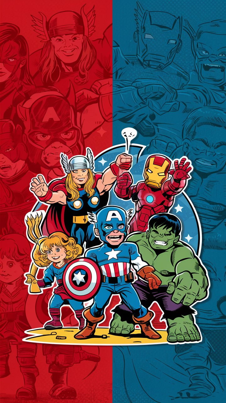 Step up your phone game with our comic mobile wallpapers! Browse through our selection of unique and colorful designs to find the perfect one for you.