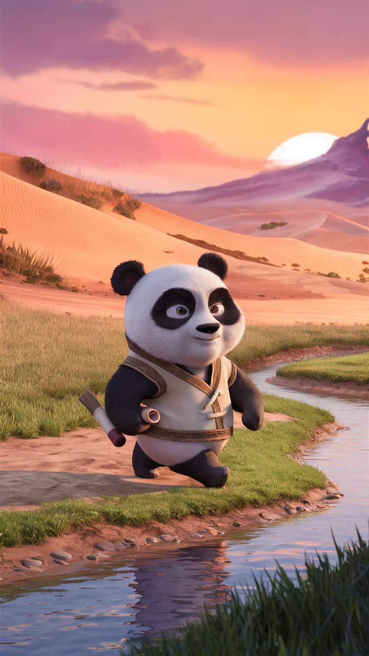 Explore stunning HD Kung Fu Panda 3D illustrations, ideal for mobile wallpapers. Find the perfect design to enhance your phone screen!